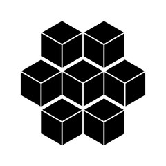 illustration graphic box arrangement icon