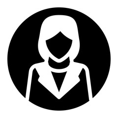 User Profile Picture Account Icon from Curriculum Vitae Icon Collection (Glyph style)