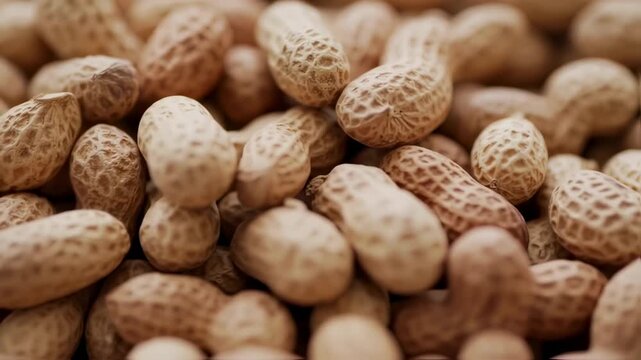 Close-up of many peanuts in their shells