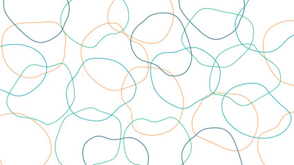 線のみ　流体シェイプランダム背景　幾何学模様
Lines only, fluid shape random background, geometric pattern