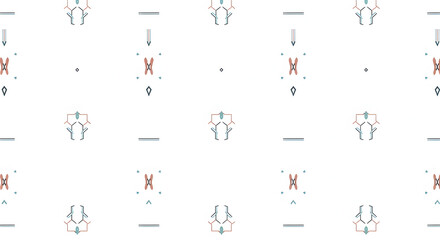 Colorful abstract seamless illustration with ink splash art design element