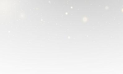 Bright shimmering particle burst on transparent