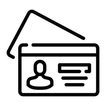 indentity line icon