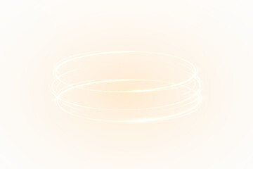 Gold Spark Swirl PNG with Transparent Overlay Background on transparent background