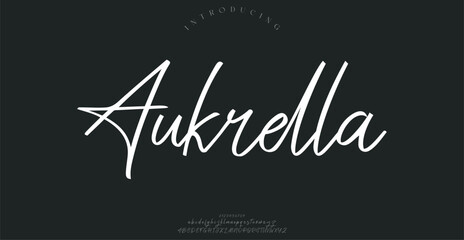 A flowing and elegant script font with a contemporary twist. Perfect for creating sophisticated branding, wedding invitations, and stylish headers.