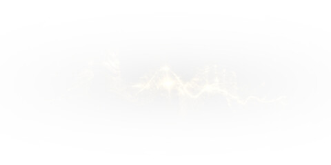 Magical PNG Overlay with Shimmering Gold Sparkle on transparent background