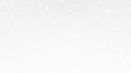 White Snowflake PNG Background with Transparent Overlay on transparent background