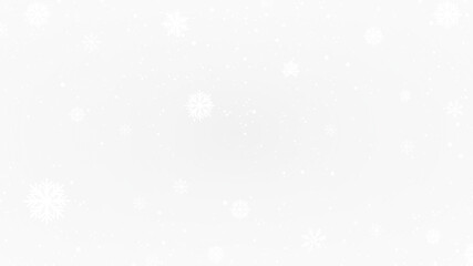 White Snowflakes PNG Overlay on Transparent Background