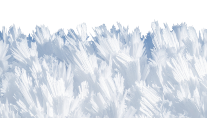 Realistic Snow Frost Particles Cluster – Transparent Background PNG