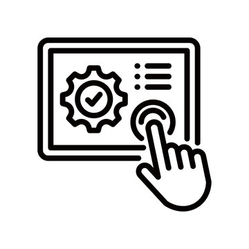 Self Service line icon