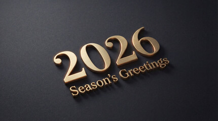Elegant 2026 Season's Greetings Festive Background