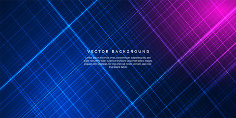 Digital technology metaverse neon blue pink background, cyber information, abstract speed connect communication, innovation future meta tech, internet network connection, Ai big data, illustration 3d