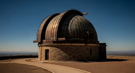 Stunning View of the McMath-Pierce Solar Telescope at Kitt Peak Observatory.