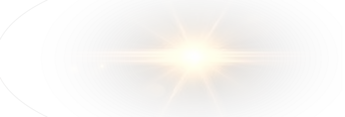 Sun sparkle beam for elegant compositions