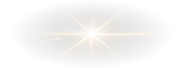 Warm sparkle sun flare for design themes