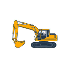 Excavator Icon Design Very Cool