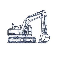 Excavator Icon Design Very Cool