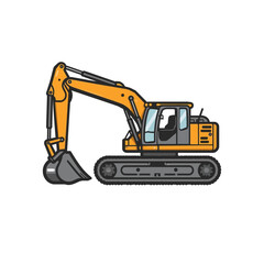 Excavator Icon Design Very Cool