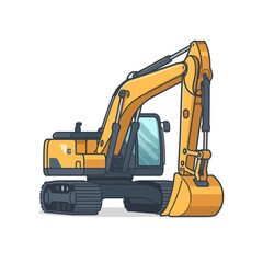 Excavator Icon Design Very Cool