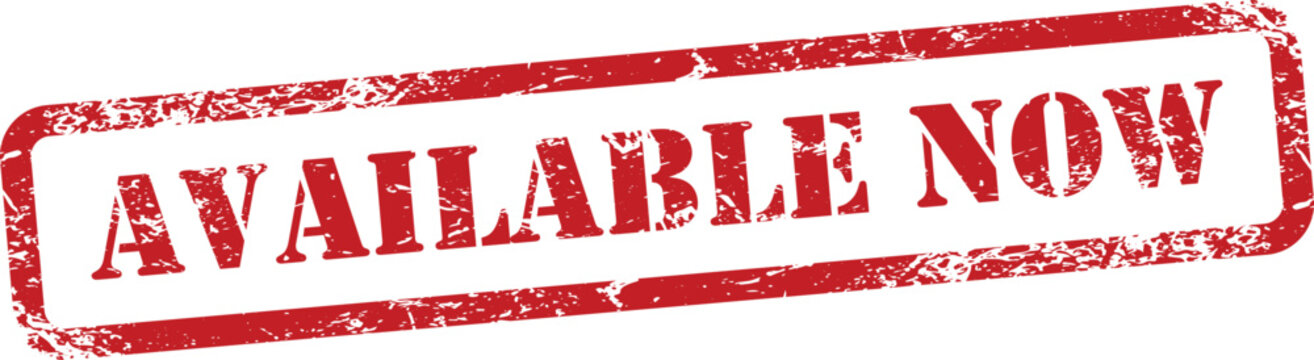 Red available now stamp