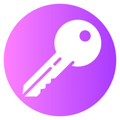 key gradient icon