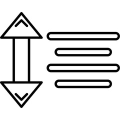 Alignment Outline Icon