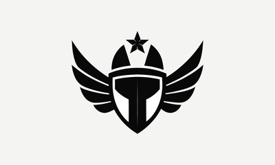 Obraz premium Laurel Wreath Crossed Rifles Emblem