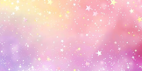 Pastel Galaxy Watercolor Sky Background