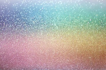 Fototapeta premium Pastel Rainbow Glitter Sparkle Background