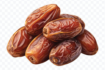 realistic delicious fresh dates in different style isolated on transparent background 