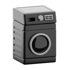 Washing machine 3d illustration 