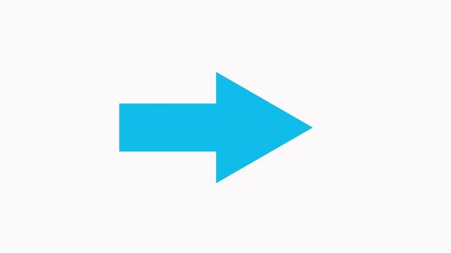 arrow  icon animation simple  flat