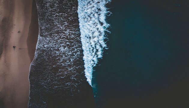 Cold winter nature abstract macro of falling blue ice drops on wet glass - Powered by Adobe