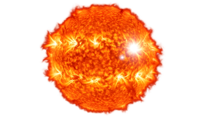 fire ball in the shape of a fire