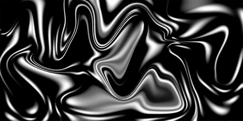  Abstract geometric metallic elegant backdrop. Beautiful drawing with the divorces and wavy lines in gray tones. The texture of black and white marble for a pattern of packaging in a modern style.