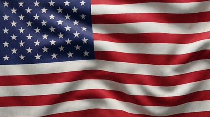 Fototapeta premium Waving national flag usa flag background vibrant colors close-up view symbol of freedom and unity