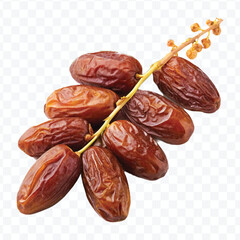 realistic delicious fresh dates in different style isolated on transparent background 