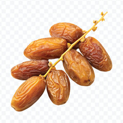 realistic delicious fresh dates in different style isolated on transparent background 