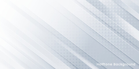 Abstract diagonal  light grey silver background with dot decoration texture. You can use for template brochure design. poster, banner web, flyer, etc. Vector illustration
