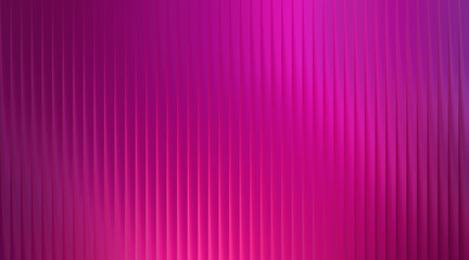 Illustration of vibrant magenta pink abstract background with vertical pleated texture and subtle gradient lighting effect, suitable for modern design and digital art