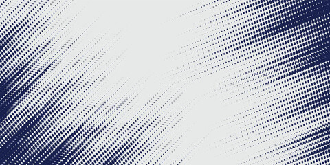 Abstract halftone wave dots background. Futuristic twisted grunge pattern dots circles. Vector modern optical pop art texture