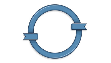 Circular Flow Process: A simple graphic illustrating a cyclical process, emphasizing continuity and the interconnectedness of elements. 