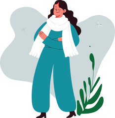 Abstract geometric composition with bold colors