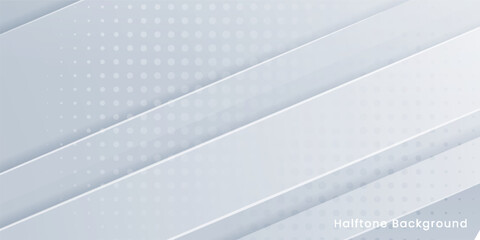 Abstract diagonal  light grey silver background with dot decoration texture. You can use for template brochure design. poster, banner web, flyer, etc. Vector illustration