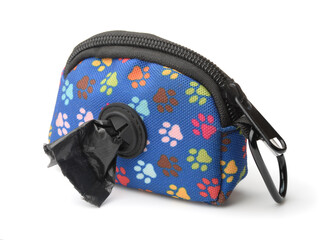 Dog poop bag zip dispenser