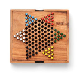 Chinese checkers board game