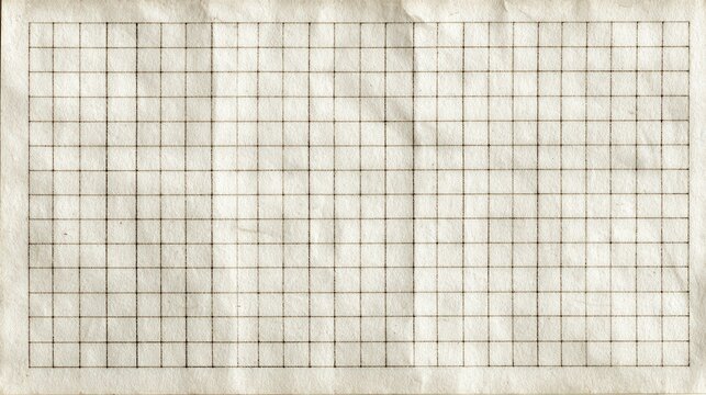 aged offwhite grid paper background with subtle texture  notebook  scan