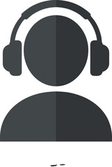 Single Black Outline Eye Vision Icon Vector