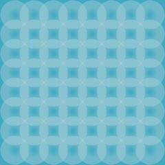 Abstract Geometric Pattern in Teal and Light Blue