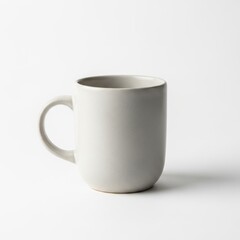 Obraz premium white cup isolated on white